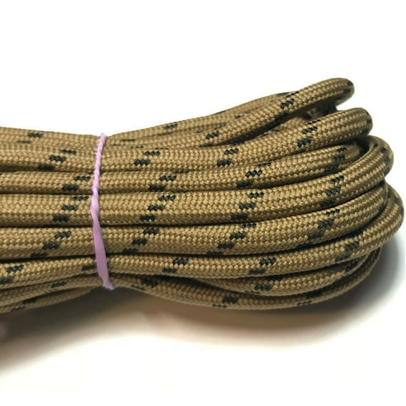 B&Q 5MM Unisex Thick Heavy Duty Round Boot Laces for Adults Hiking Walking Construction Safety Work Boots Shoes