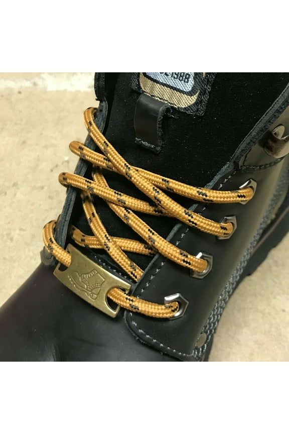 5MM Unisex Thick Heavy Duty Round Boot Laces for Adults Hiking Walking Construction Safety Work Boots