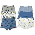 thumbnail image 1 of B&Q 6 PK Cotton Toddler Boys Boxer Briefs - Sizes 4T to 8T | Kids Underwear, 1 of 6