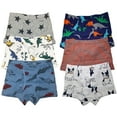 thumbnail image 1 of B&Q 6 PK Cotton Toddler Boys Underwear Boxer Briefs - Sizes 4T to 8T, 1 of 6