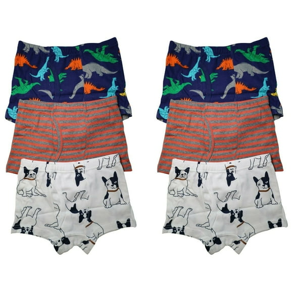 B&Q 6 Packs Toddler Little Boys Kids Underwear Cotton Boxer Briefs