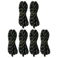 thumbnail image 1 of B&Q 6 Pairs 5mm Thick Heavy Duty Black White Spot Hiking Work Boot Laces Shoelaces Strings Replacement for Men Women 39 40 48 54 55 60 63 72 Inches, 1 of 4