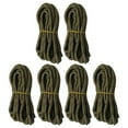 thumbnail image 1 of B&Q 6 Pairs 5mm Thick Heavy Duty Brown Orange Spot Hiking Work Boot Laces Shoelaces Strings Replacement for Men Women 39 40 48 54 55 60 63 72 Inches, 1 of 4