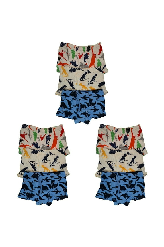 9 Pack Toddler Little Boys Kids Underwear Athletic Underpants Cotton Boxer Briefs Size 4T 5T 6T 7T 8T