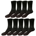 thumbnail image 1 of B&Q 9 pairs 98% Cotton Mens Breathable Comfortable Soft Fashion Casual Crew Business Dress Socks Mid Calf Size 9-11, 1 of 5