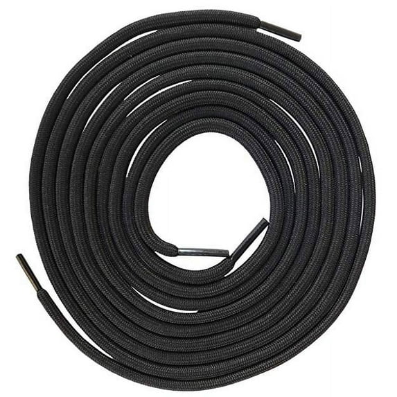 B&Q Black Heavy Duty Long Military Hiking Work Boot Laces Shoelaces Strings for Men Women 39 40 48 54 55 60 63 72 Inches