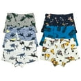 thumbnail image 1 of B&Q Cozy Cotton Boxer Briefs for Little Boys - 6-Pack Assortment - Sizes 4T to 8T, 1 of 6