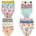 thumbnail image 1 of B&Q High-Quality Cotton Briefs in Convenient 12-Packs for Toddler Girls: Sizes 2T, 3T, 4T, 5T, 6T, 7T, 1 of 5