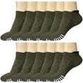 thumbnail image 1 of B&Q Lot 3-12 Pairs Mens Low Cut Ankle Breathable Cotton Cushioned Athletic Socks Size 6-12, 1 of 5