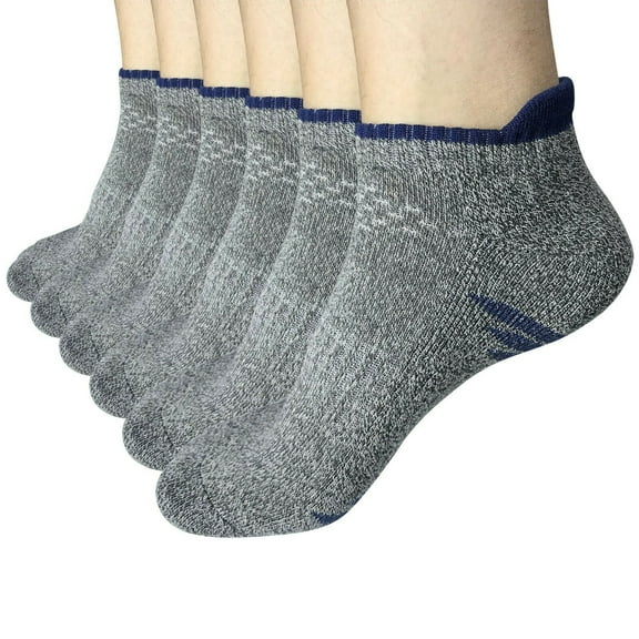 B&Q Lot 3-12 Pairs Mens Low Cut Ankle Breathable Cotton Cushioned Athletic Socks Size 6-12