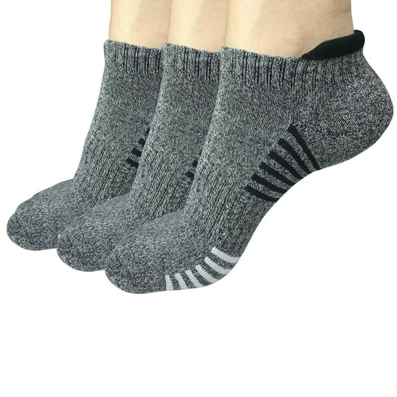 B&Q Lot 3-12 Pairs Mens Low Cut Ankle Breathable Cotton Cushioned Athletic Socks Size 6-12
