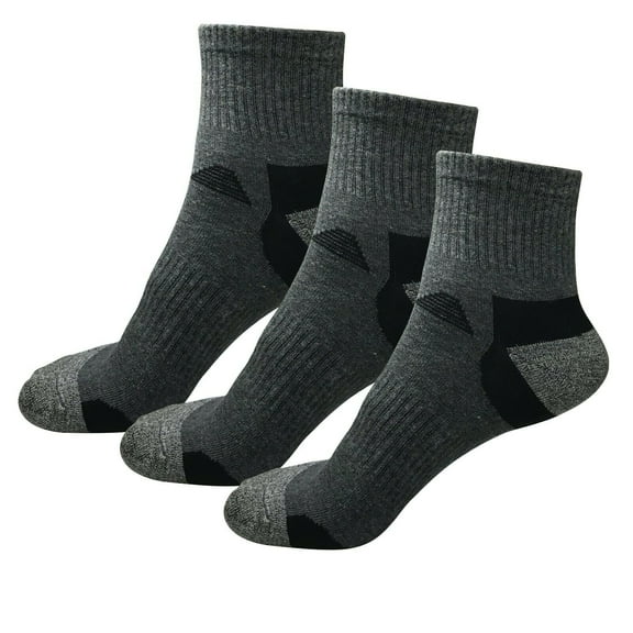 B&Q Lot 3-12 Pairs Mens Mid Cut Ankle Quarter Athletic Breathable Sport Cotton Socks 6-12