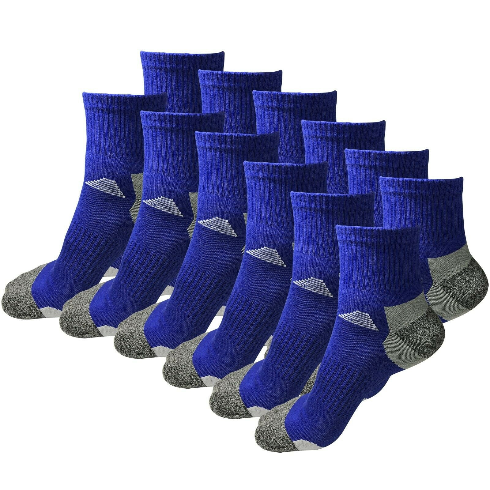 B&Q Lot 3-12 Pairs Mens Mid Cut Ankle Quarter Athletic Breathable Sport Cotton Socks 6-12