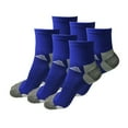 thumbnail image 1 of B&Q Lot 3-12 Pairs Mens Mid Cut Ankle Quarter Athletic Breathable Sport Cotton Socks 6-12, 1 of 5