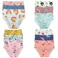 thumbnail image 1 of B&Q Premium Cotton Briefs 12-Pack for Toddler Girls (Sizes 2T, 3T, 4T, 5T, 6T, 7T) Comfortable and Stylish, 1 of 5