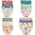 thumbnail image 1 of B&Q Premium Cotton Briefs for Toddler Girls: 12-Pack Assortment in Sizes 2T, 3T, 4T, 5T, 6T, 7T, 1 of 5