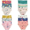 thumbnail image 1 of B&Q Premium Toddler Girls' Briefs 12-Pack in Sizes 2T-7T, 1 of 5