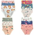thumbnail image 1 of B&Q Soft and Comfortable Toddler Girls' Cotton Briefs - 12-Pack | Sizes 2T-7T | Premium Underwear for All-Day Comfort, 1 of 5