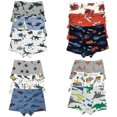 thumbnail image 1 of B&Q Toddler Boys 12-Pack Cotton Boxer Briefs - Sizes 4T, 5T, 6T, 7T, 8T | Stylish and High-Quality Choice, 1 of 5