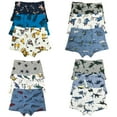 thumbnail image 1 of B&Q Toddler Boys Cotton Boxer Briefs - 12-Pack | Stylish and High-Quality Choice | Sizes 4T-8T, 1 of 5