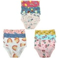 thumbnail image 1 of B&Q's Comfortable Underwear: 9-Pack Cotton Briefs for Toddler Little Girls and Kids | Sizes 2T-7T, 1 of 5