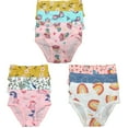 thumbnail image 1 of B&Q's Stylish and Cozy: 9-Pack Toddler Little Girls' Cotton Briefs | Sizes 2T-7T, Adorable Comfort at Its Best, 1 of 5