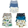 thumbnail image 1 of B&Q's Ultimate Comfort: PK Cotton 5-Pack Toddler Little Boys' Underwear Boxer Briefs | Sizes 4T-8T, 1 of 5