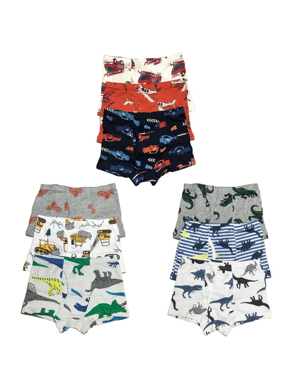 's Ultimate Comfort: PK Cotton 5-Pack Toddler Little Boys' Underwear Boxer Briefs | Sizes 4T-8T