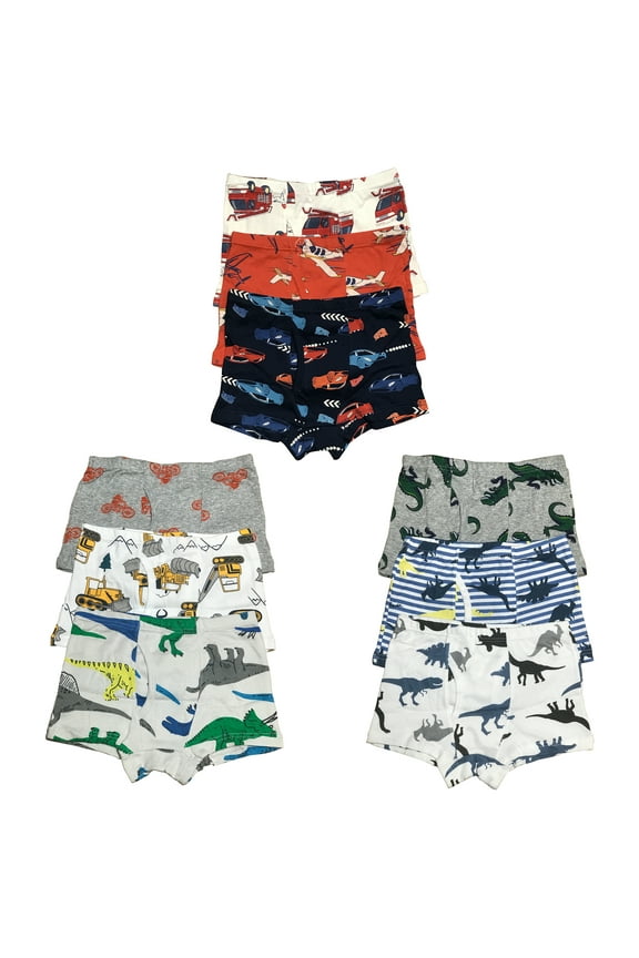 's Ultimate Comfort: PK Cotton 5-Pack Toddler Little Boys' Underwear Boxer Briefs | Sizes 4T-8T