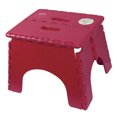 thumbnail image 1 of B&R Plastics 101-6BURG E-Z Foldz Step Stool - 9", Burgundy, 1 of 2