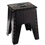 B & R Plastics 152-6BK Folding Neat Seat - 15", Black