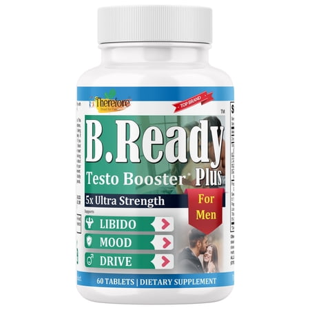 B.Ready Testosterone Booster for Men, Energy Booster, Strength 60 Tablets by Therefore