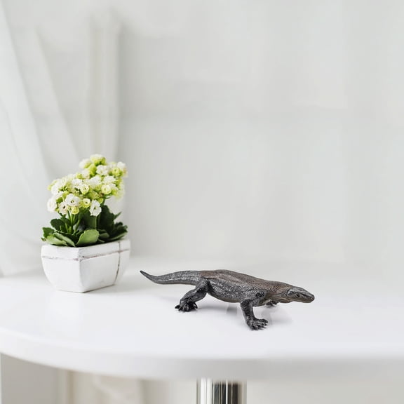 B Realistic Monitor Lizard Figurine Toy Educational Animal Model For Kids