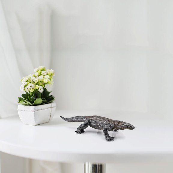 B Realistic Monitor Lizard Figurine Toy Educational Animal Model For Kids