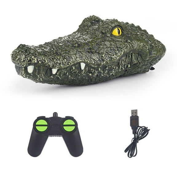B Remote Control Crocodile Head Boat 2.4G 4Ch Rc Simulation Racing Ship Electric High Speed Water Toy For Pool Lake Outdoor