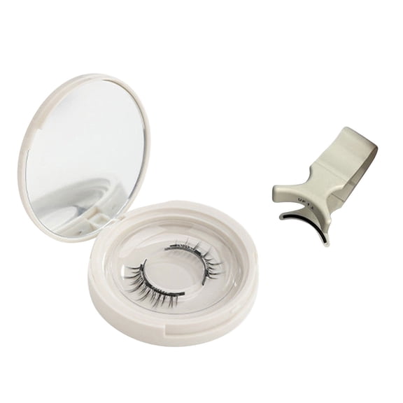 B Reusable Magnetic Eyelashes With Tweezers Applicator 4 Pcs
