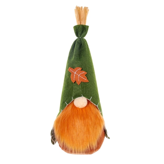 B Rustic Fall Scarecrow Doll Decor Cute Figurine Tabletop Ornament Soft Stuffed For Thanksgiving Indoor