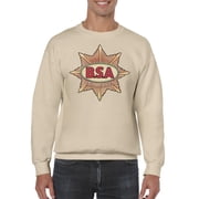 B.S.A Empire Star Sweatshirt Men -BSA Designs, Male Medium