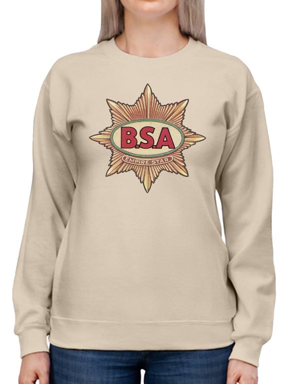 B.S.A Empire Star Sweatshirt Women -BSA Designs, Female 4X-Large