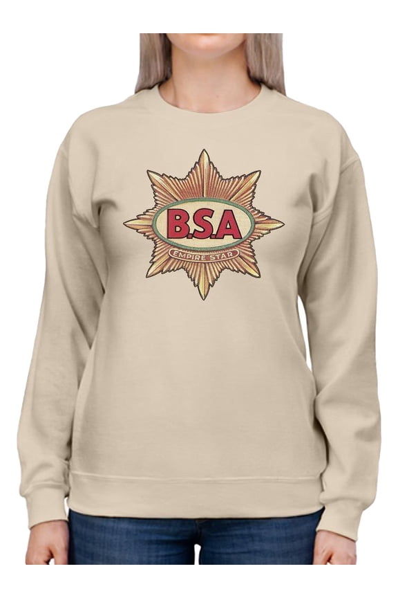 B.S.A Empire Star Sweatshirt Women -BSA Designs, Female XX-Large