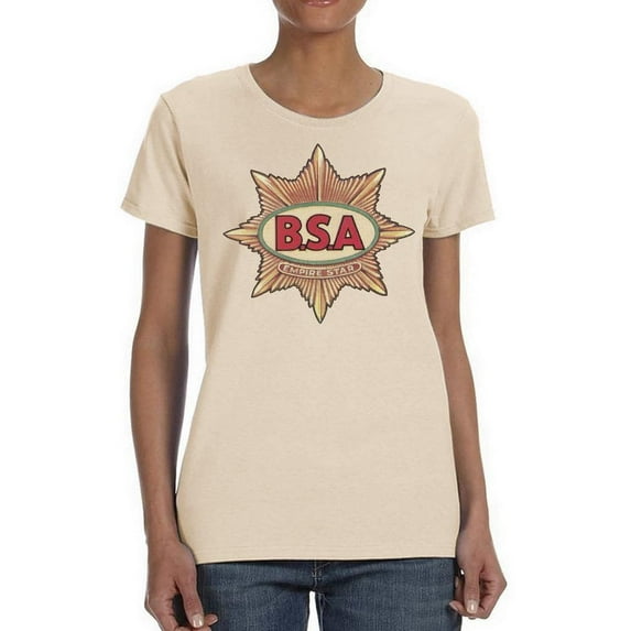 B.S.A Empire Star T-Shirt Women -BSA Designs, Female Small