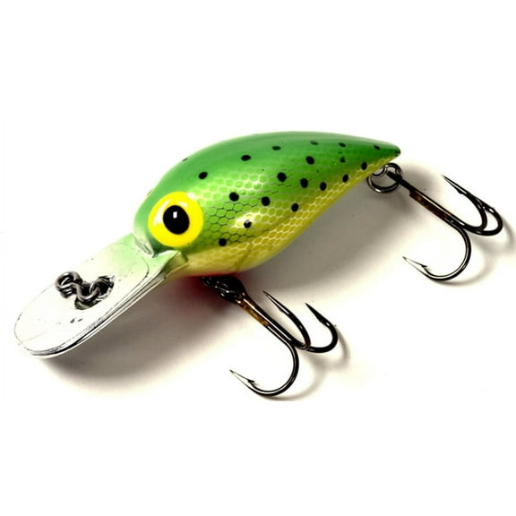 B.S. Fish Tales Brad's Wiggler, Green Sparkle