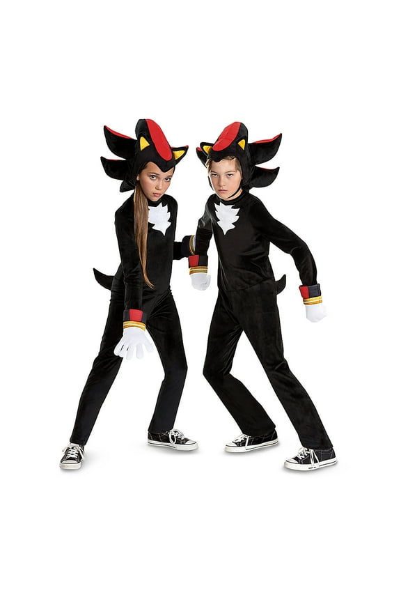 Boys' Sonic The Hedgehog 3 Shadow The Hedgehog Deluxe - Size 10-12 - Black