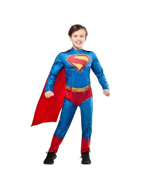 DC Superman Halloween Costume for Children, Boy's Size S (6/7), by Rubies