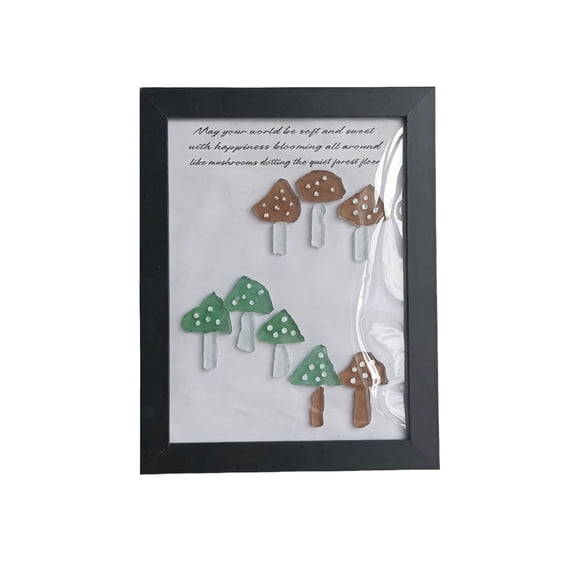 B Sea Glass Art Photo Frame Handmade Coastal Decor With Real Beach Glass For Home Desktop Tabletop Display Keepsake Memories 8X10 Inch White Frame