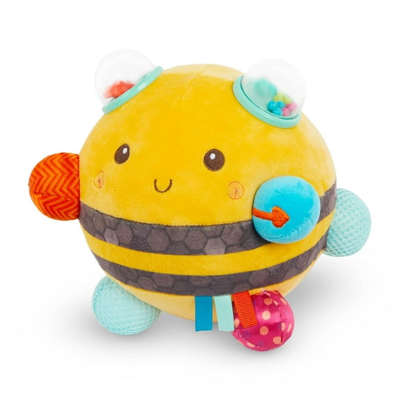 B. Sensory Plush Bumble Bee Baby ,Sensory Baby Toy Bumpy Plush Bee with Fun Features, Interactive Play, Bumps, Colors, Textures & Sounds, Toys for Infants, Babies,Fuzzy Buzzy Bee 0 Months +