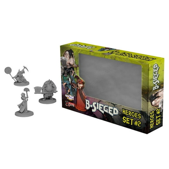 B-Sieged Heroes Set 2 Unpainted Figure Interactive Strategy CMON CMNBSG006