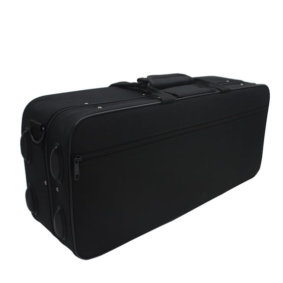 B-Size Oxford Cloth Musical Instrument Carry Case, Water Resistant Shockproof Storage Box with Dual Shoulder Straps, Portable Lightweight Instrument Protective Gig Bag