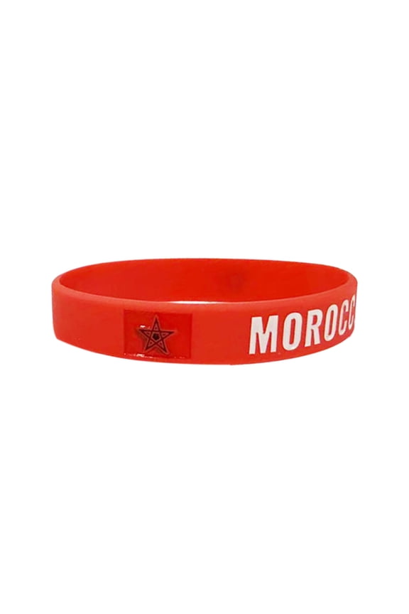 B Soccer World Match Silicone Flag Bracelet Team Wristband For Fans Brazil Netherlands Usa