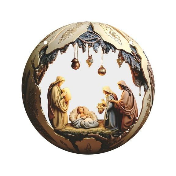 B Suncatcher Hanging Ornament, Decorative Pendant For Window, Garden, Or Christmas Tree, Reflective & Colorful Design